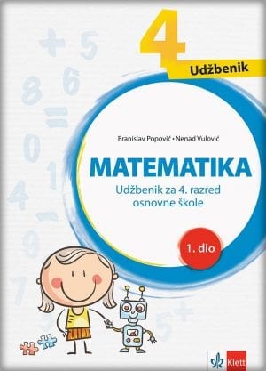 Математика 4, уџбеник из четири дела на босанском језику за четврти разред